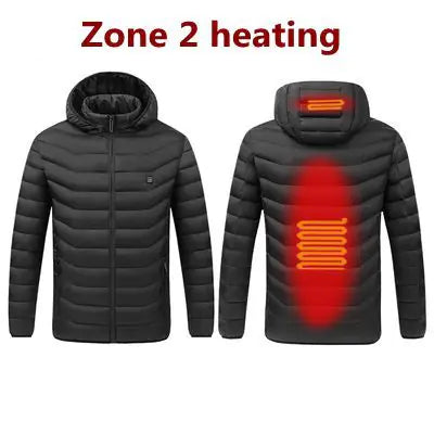 Hooded Heated Clothing Waterproof Warm Jackets